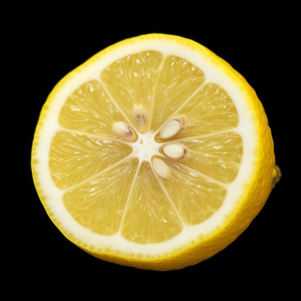 A slice of lemon